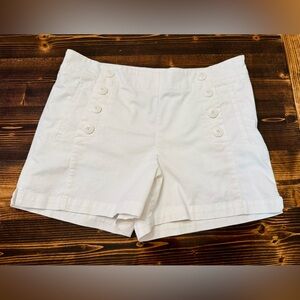 LOFT Riviera Button Front Sailor Shorts